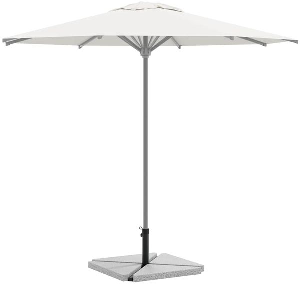 vidaXL 5-tlg. Sonnenschirmständer-Set Granit und Stahl 3318586