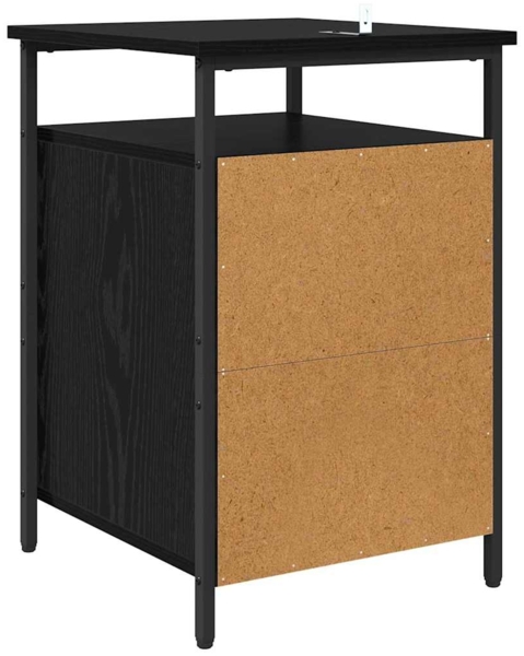 vidaXL Nachttisch Schwarz Eichen-Optik 40 x 42 x 60cm Holzwerkstoff 881810 Bild 7