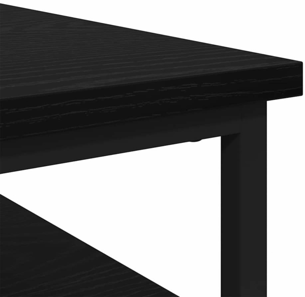 vidaXL Nachttisch Schwarz Eichen-Optik 40 x 42 x 60cm Holzwerkstoff 881810 Bild 9