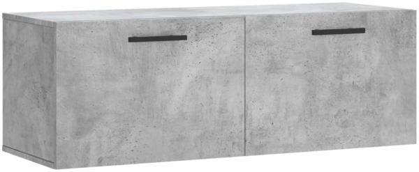 vidaXL Wandschrank Betongrau 100x36,5x35 cm Holzwerkstoff 830160