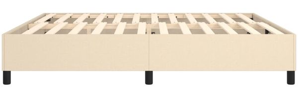 Boxspringbett Creme 200x200 cm Stoff [3120891] Bild 6