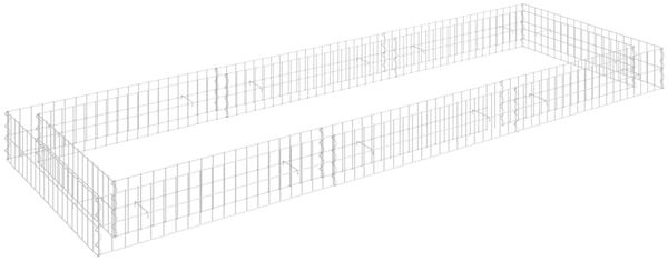 vidaXL Gabionen-Hochbeet Verzinkter Stahl 300x100x20 cm 151313