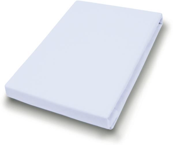 Westminster Spannbetttuch Mako Jersey 190 x 200 cm hellgrau