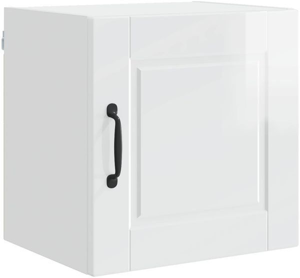 vidaXL Wandschrank PORTO Hochglanz Weiß 40 x 31 x 40 cm Holzwerkstoff 885233 Bild 2
