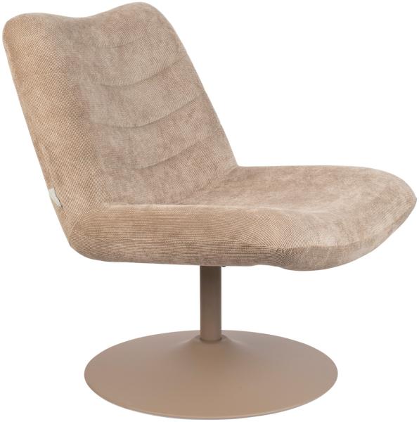 Zuiver Lounge Sessel BUBBA Beige drehbar