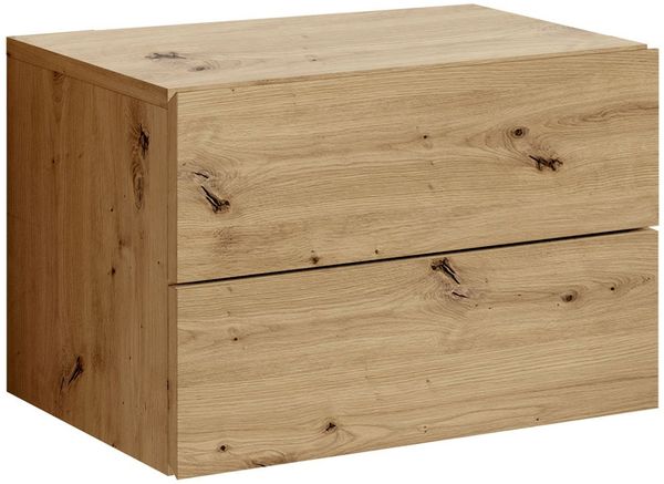 Nachttisch Carry / Cabo, Holzwerkstoff, Holzfarben, 42 x 28 x 30 cm