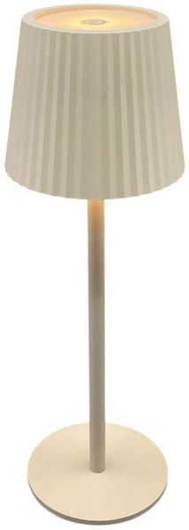 Coen Bakker Deco BV LED Tischleuchte Portable Light, LED, warmweiß, kaltweiß, neutralweiß, aufladbar außen sand USB touch geriffelt 9x27,5 cm