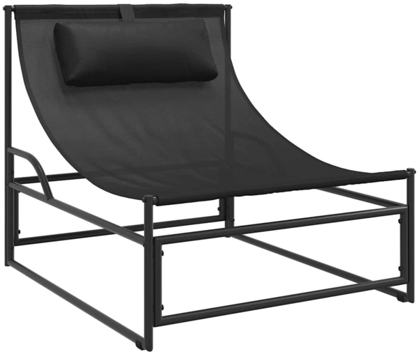 vidaXL Gartenliege Anthrazit 87x74x73 cm Stahl und Textilene 42003022