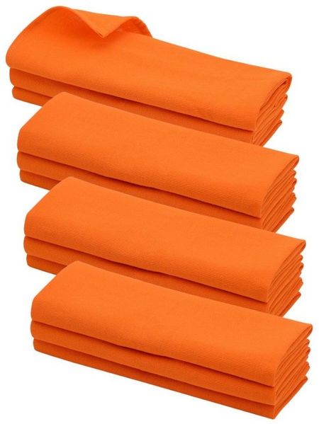 Engelland Geschirrtuch Küchentuch, (Vorteils-Set, 12-tlg, Rippenstruktur), 100 % Baumwolle, integrierte Aufhängeschlaufe, 70x50 cm, saugfähig