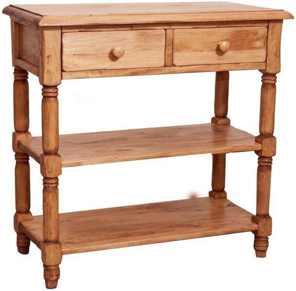Biscottini Eingangskonsole Shabby 80 x 38,5 x 80 cm Made in Italy | Barock-Stil Eingangstisch Gold-Finish, 80 x 38,5 x 80 cm
