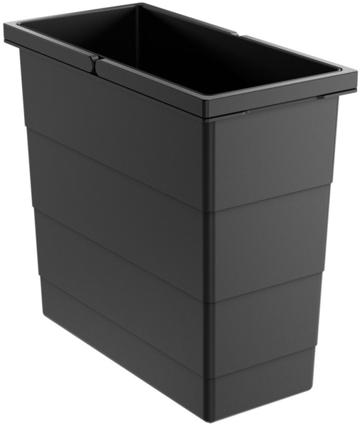 12 L Ersatzeimer 1225949 für Hailo Abfallsammler Raumspar Tandem S (3644931), schwarz