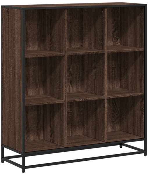 vidaXL Bücherregal Eichen-Optik 97,5x33x107,5 Holzwerkstoff und Metall 3300864