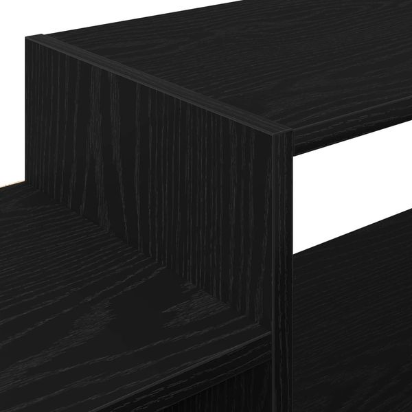 vidaXL Wandmontierter TV-Schrank Wandhalterung Schwarze Eiche 8005990 Bild 8