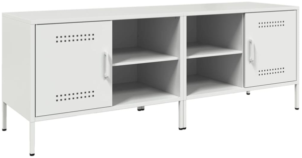 vidaXL TV-Schränke 2 Stk. Weiß 68x39x50,5 cm Stahl 843005