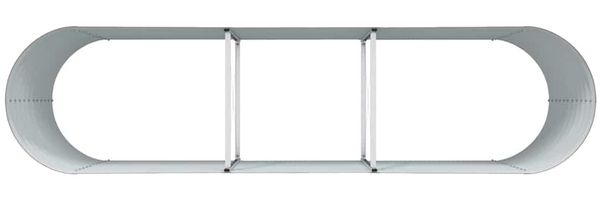 vidaXL Hochbeet Braun 320 x 80 x 81 cm Stahl 42011326 Bild 7