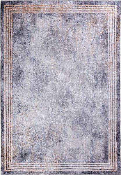 Mazovia Designteppich Modern Teppich für Wohnzimmer, Schlafzimmer, Esszimmer, 80x150 cm, Kurflor, Waschbar in Waschmaschine, Höhe 5 mm, Rutschfest