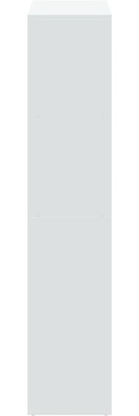 vidaXL Raumteiler Bücherregal Weiß 69,5 x 29 x 137,5 cm Holzwerkstoff 858021 Bild 7
