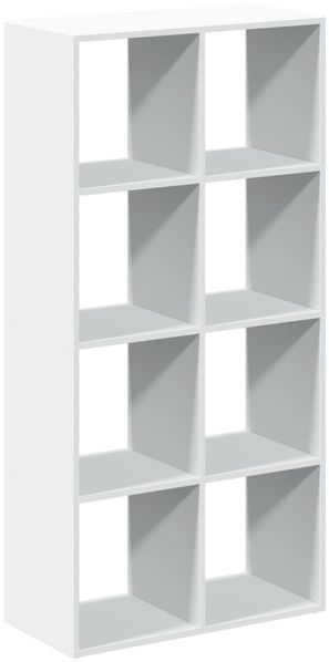 vidaXL Raumteiler Bücherregal Weiß 69,5 x 29 x 137,5 cm Holzwerkstoff 858021 Bild 6
