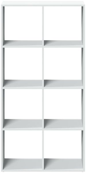 vidaXL Raumteiler Bücherregal Weiß 69,5 x 29 x 137,5 cm Holzwerkstoff 858021 Bild 5
