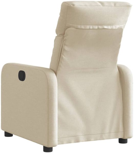 vidaXL Relaxsessel Elektrisch Creme Stoff 3206689 Bild 5