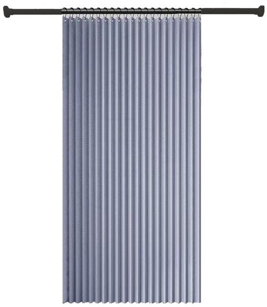 Agger Duschvorhang Wasserdichter Magnet-Falt-Duschvorhang, Verdickter Leinenoptik-Vorhang Breite 120 cm (1-tlg), Ideal für Badezimmer, Türrahmen, Schlafzimmer und als Raumteiler