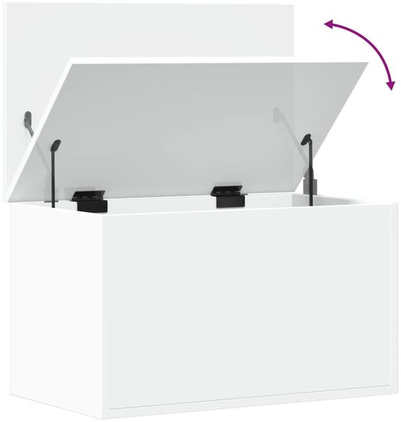 vidaXL Truhe Weiß 60x35x35 cm Holzwerkstoff 840674 Bild 8