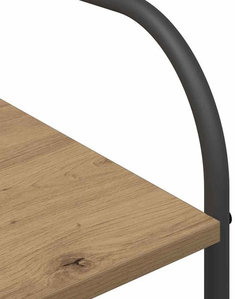 vidaXL Kleiderständer mit Regal Beige 120 x 44 x 160 cm Holzwerkstoff 868450 Bild 9