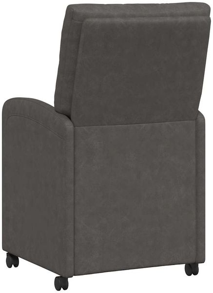 vidaXL Esszimmerstühle mit Rollen 2 pcs Schwarz 58 x 67 x 97 cm 42017857 Bild 6