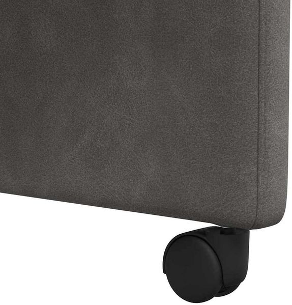 vidaXL Esszimmerstühle mit Rollen 2 pcs Schwarz 58 x 67 x 97 cm 42017857 Bild 9