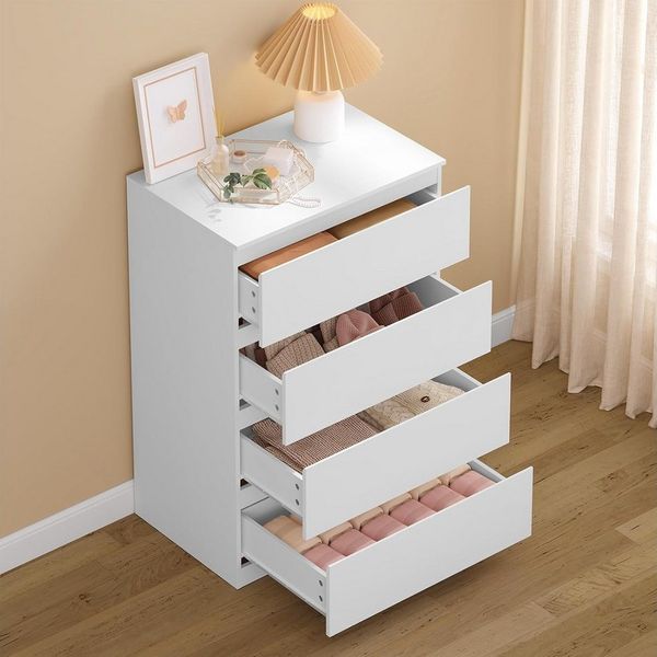 Woltu Kommode, Schubladenschrank Wohnzimmer Schlafzimmer Flur, 60x90x40 cm