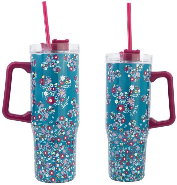 Disney Coffee-to-go-Becher Disney Mickey Maus Edelstahl XL Iso Kaffeebecher Thermobecher To-Go, Edelstahl, 940 ml