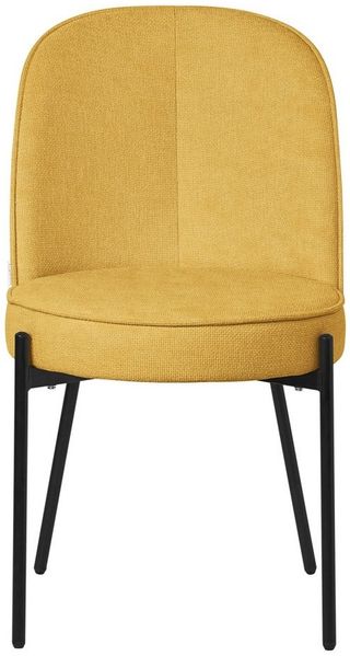 ML-DESIGN Polsterstuhl Esszimmerstühle mit Rückenlehne moderne Design Lounge Küchenstühle (4 St), Esstischstühle 4er Set Senf Küchenstuhl Stahl Polyester bis 120 kg