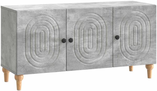 vidaXL TV-Schränk Betongrau 99 x 34,5 x 50 cm Holzwerkstoff 894258