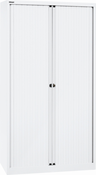 Bisley 'EuroTambour' Rollladenschrank, 100,0 cm, Verkehrsweiß, 4 Einlegeböden
