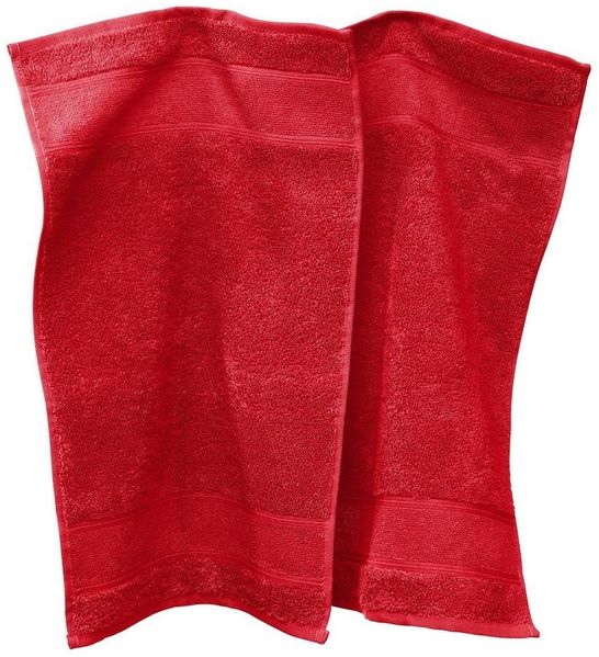 Erwin Müller Gästehandtuch Gästetuch "Karlsruhe" 2er-Pack, Frottier, Walk-Frottier Uni