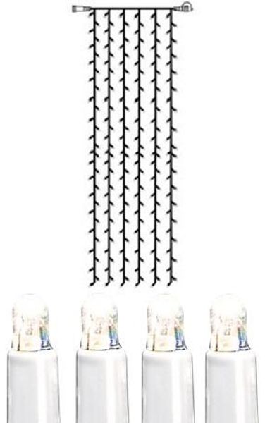 System LED "LED Eisregen-Lichterkette 1x4m" 204 LED´s, kaltweiß, IP44