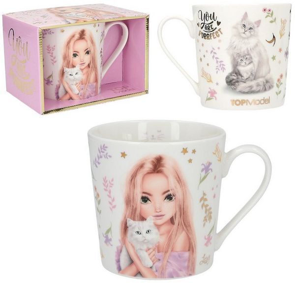 Depesche Becher DEPESCHE TOPModel Becher Blooming Kitty Katze