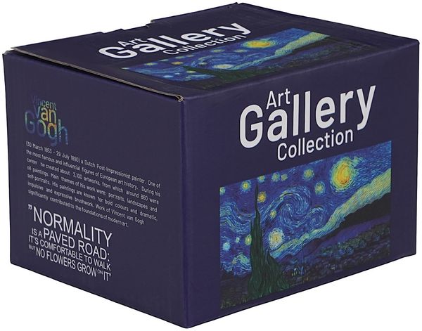 DUO ART GALLERY Jumbotasse 450 ml STARRY NIGHT inspired by Van Gogh, New Bone China Porzellan Bild 4