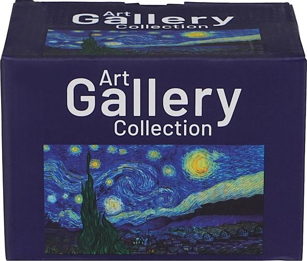 DUO ART GALLERY Jumbotasse 450 ml STARRY NIGHT inspired by Van Gogh, New Bone China Porzellan Bild 3