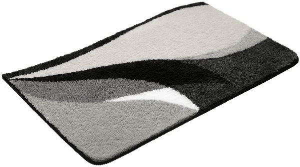 OTTO home Badematte Magnus, Badvorleger, Badezimmer Teppich, Höhe 20 mm, rutschhemmend beschichtet, schnell trocknend, strapazierfähig, Polyacryl, rechteckig, mehrfarbig, Badteppich, Badematten auch als 2 teiliges Set & rund