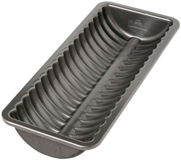 RBV Birkmann, 881129, Easy Baking, Rehrückenform, 30 cm, Karbonstahl mit Antihaftbeschichtung, grau