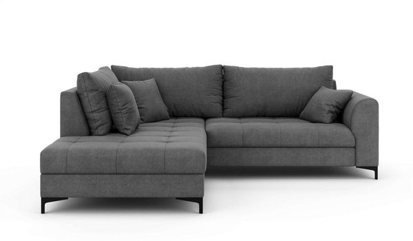 OTTO home Ecksofa LEEVKE Design-Sofa mit Ottomane rechts/links bestellbar, Breite 232 cm, in vielen modernen Farben erhältlich, belastbar bis 480 kg