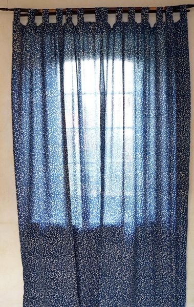 Guru-Shop Vorhang Boho Vorhänge, Gardine (1 Paar) mit Schlaufen,..