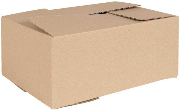 vidaXL Faltbox mit Speicher 50 pcs Natur 35 x 24 x 15 cm Karton 4106569