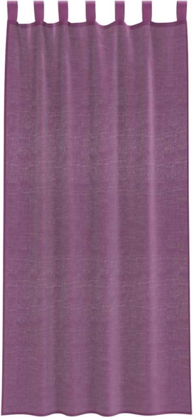 vidaXL Voile Vorhänge mit Stangentaschen 2 Stk. Lila 4102203 Bild 3