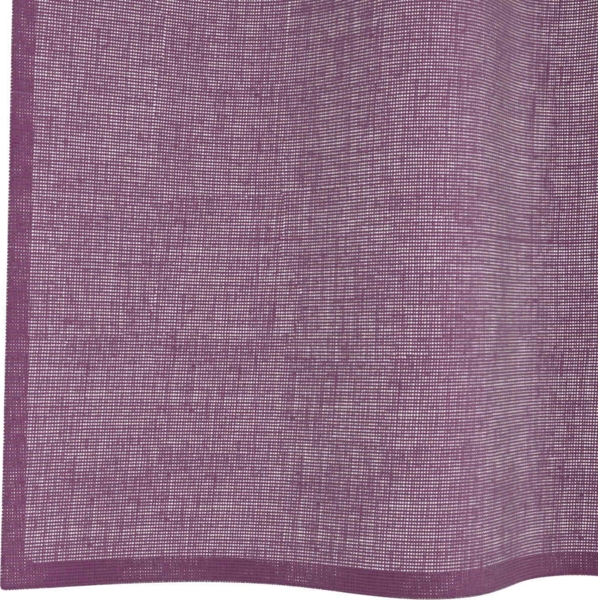 vidaXL Voile Vorhänge mit Stangentaschen 2 Stk. Lila 4102203 Bild 5