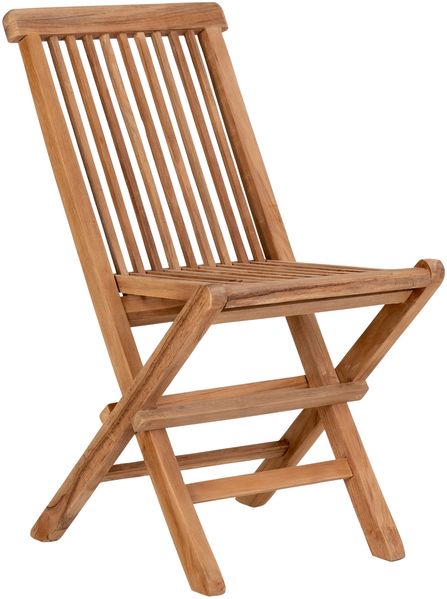 Kinderklappstuhl >Toledo< (2er-Set) in Teak, Massivholz - 31x58x42cm (BxHxT)