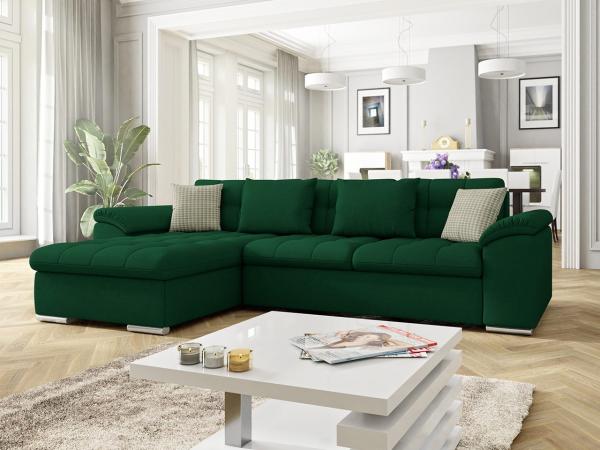 Ecksofa Diana, Seite: Links, Farbe: Uttario Velvet 2951 + Uttario Velvet 2951 + Senegal 823