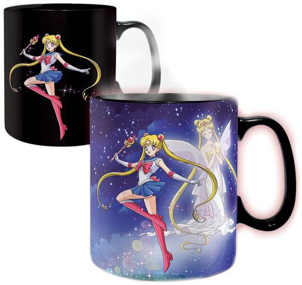 ABYstyle Tasse Sailor Moon Thermo effekt-Tasse Sailor & Chibi