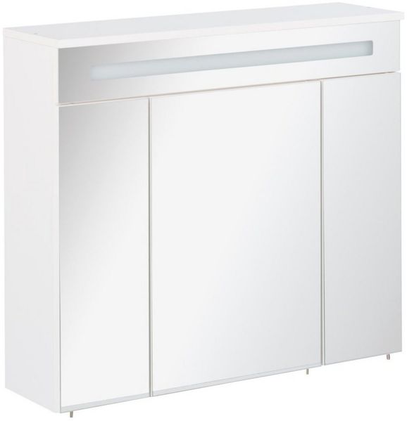 FACKELMANN KARA LED Spiegelschrank 80 cm breit, Weiß